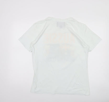Tweed River Men's White M Aussie Drinking Team Graphic Cotton T-Shirt