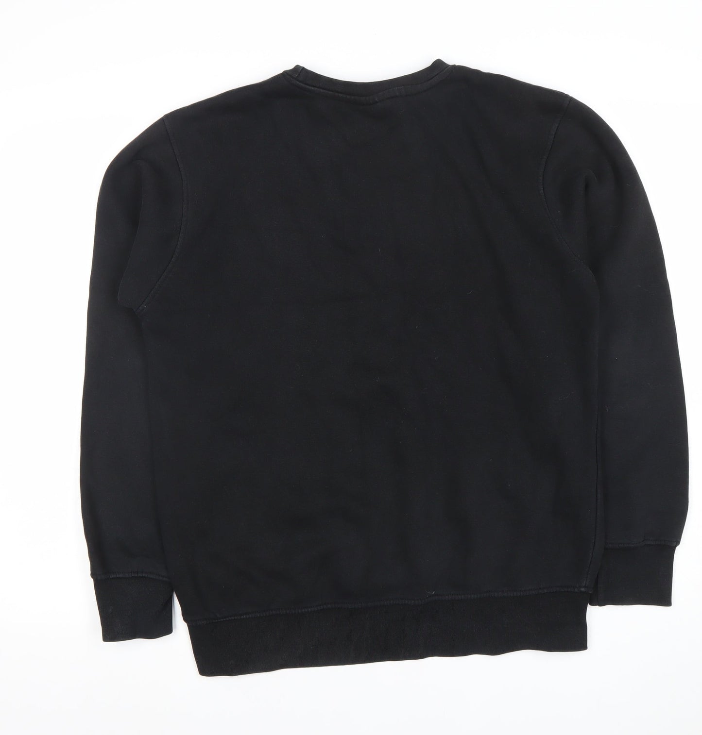 Nicce Men's Black Small Logo Crew Neck Sweatshirt