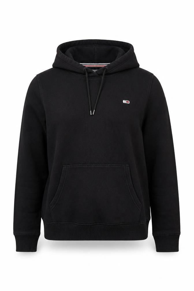Womens UK Size M Tommy Jeans Black Pullover Hoodie