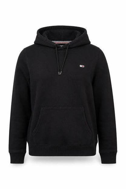 Womens UK Size M Tommy Jeans Black Pullover Hoodie