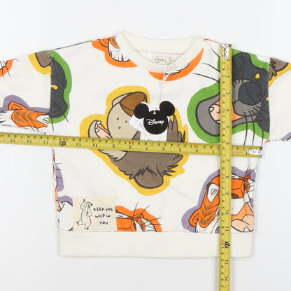 Disney Baby Unisex Multicoloured Jungle Book Long Sleeve Cotton T-Shirt 9-12M