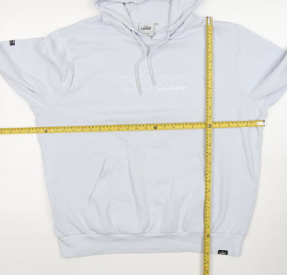 Tokyo Laundry Men's White Pullover Hoodie XL Hooded Sweatshirt