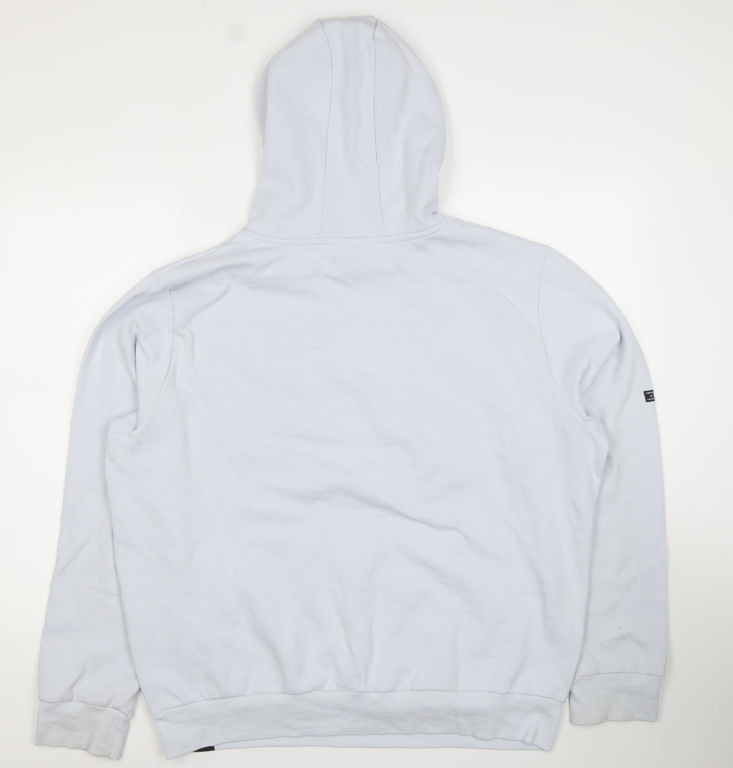 Tokyo Laundry Men's White Pullover Hoodie XL Hooded Sweatshirt