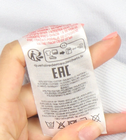 Tokyo Laundry Men's White Pullover Hoodie XL Hooded Sweatshirt