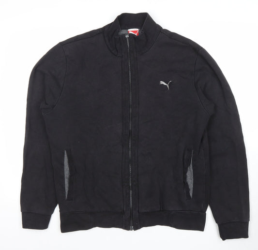 Mens UK Size L PUMA Black Full Zip Sweatshirt