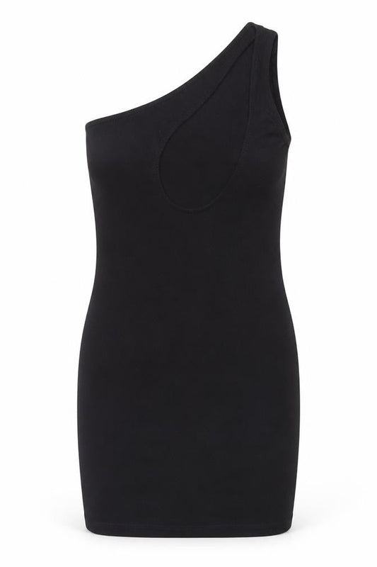 Pull & Bear Women Black Bodycon Sleeveless Short Dress Size 14