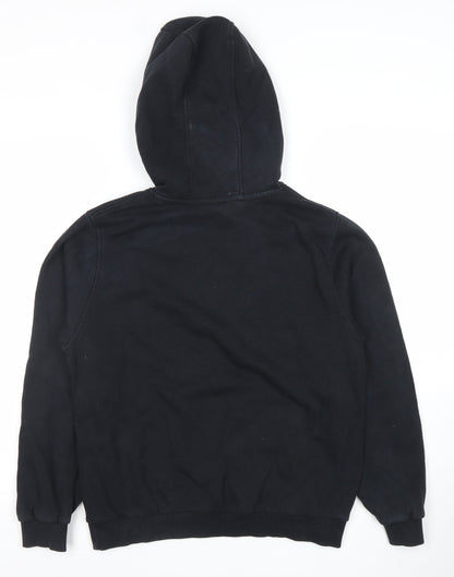 Nike Boys Black Pullover Hoodie XL 158-170cm Cotton Blend Casual Sweatshirt