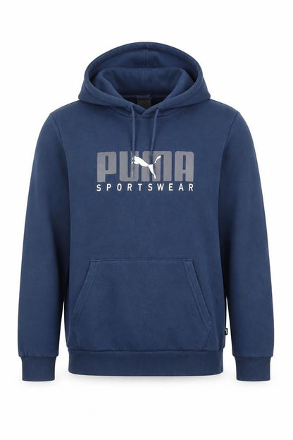 Boys UK Size S PUMA Blue Pullover Hoodie