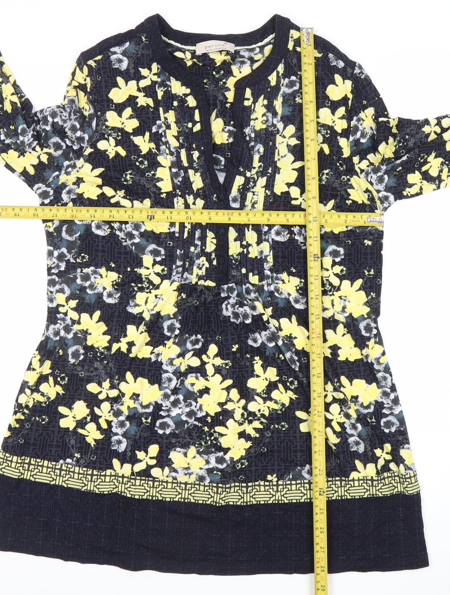 Marks and Spencer Per Una Women's Multicoloured Floral Shift Dress UK 14