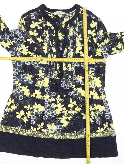 Marks and Spencer Per Una Women's Multicoloured Floral Shift Dress UK 14