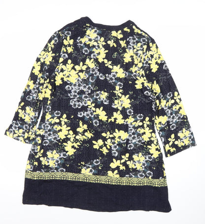 Marks and Spencer Per Una Women's Multicoloured Floral Shift Dress UK 14