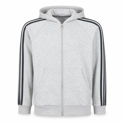 Boys UK Size 11-12 Years adidas Grey Full Zip Hoodie