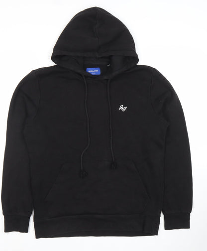 Womens UK Size S JACK & JONES Black Pullover Hoodie