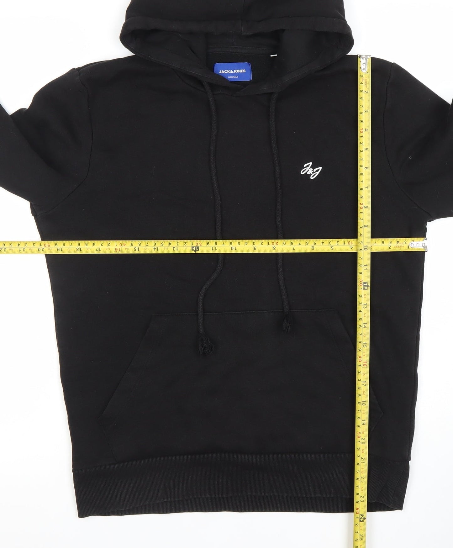 Womens UK Size S JACK & JONES Black Pullover Hoodie