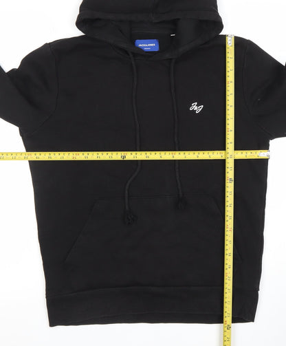 Womens UK Size S JACK & JONES Black Pullover Hoodie