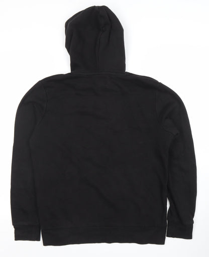 Womens UK Size S JACK & JONES Black Pullover Hoodie