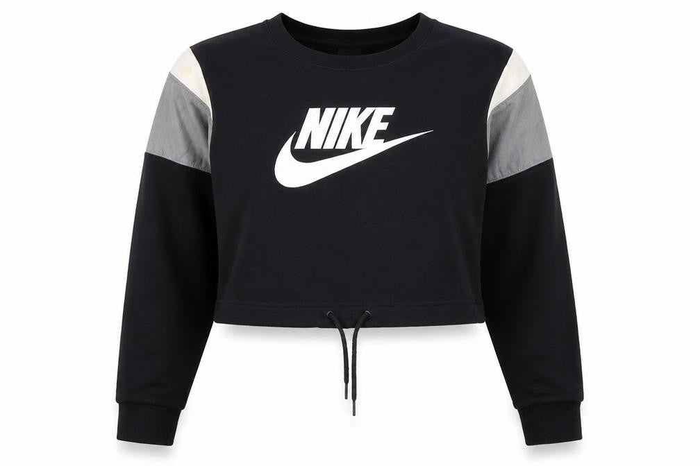 Womens UK Size S Nike Black Pullover Sweatshirt