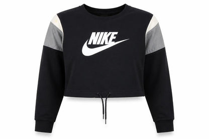 Womens UK Size S Nike Black Pullover Sweatshirt