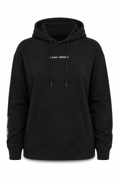 Womens UK Size XS DKNY Black Pullover Hoodie