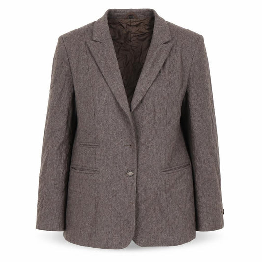 Your Sixth Sense Women’s Brown Tweed Wool Blend Blazer Size 16