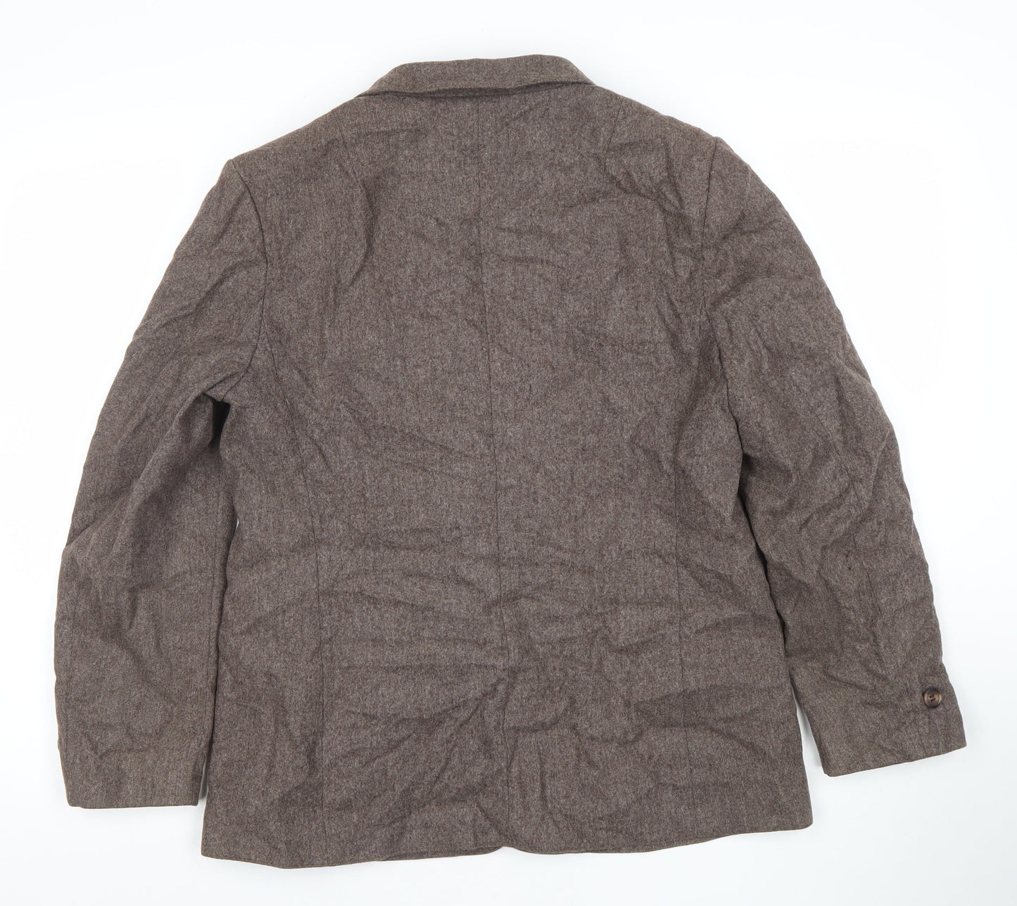 Your Sixth Sense Women’s Brown Tweed Wool Blend Blazer Size 16