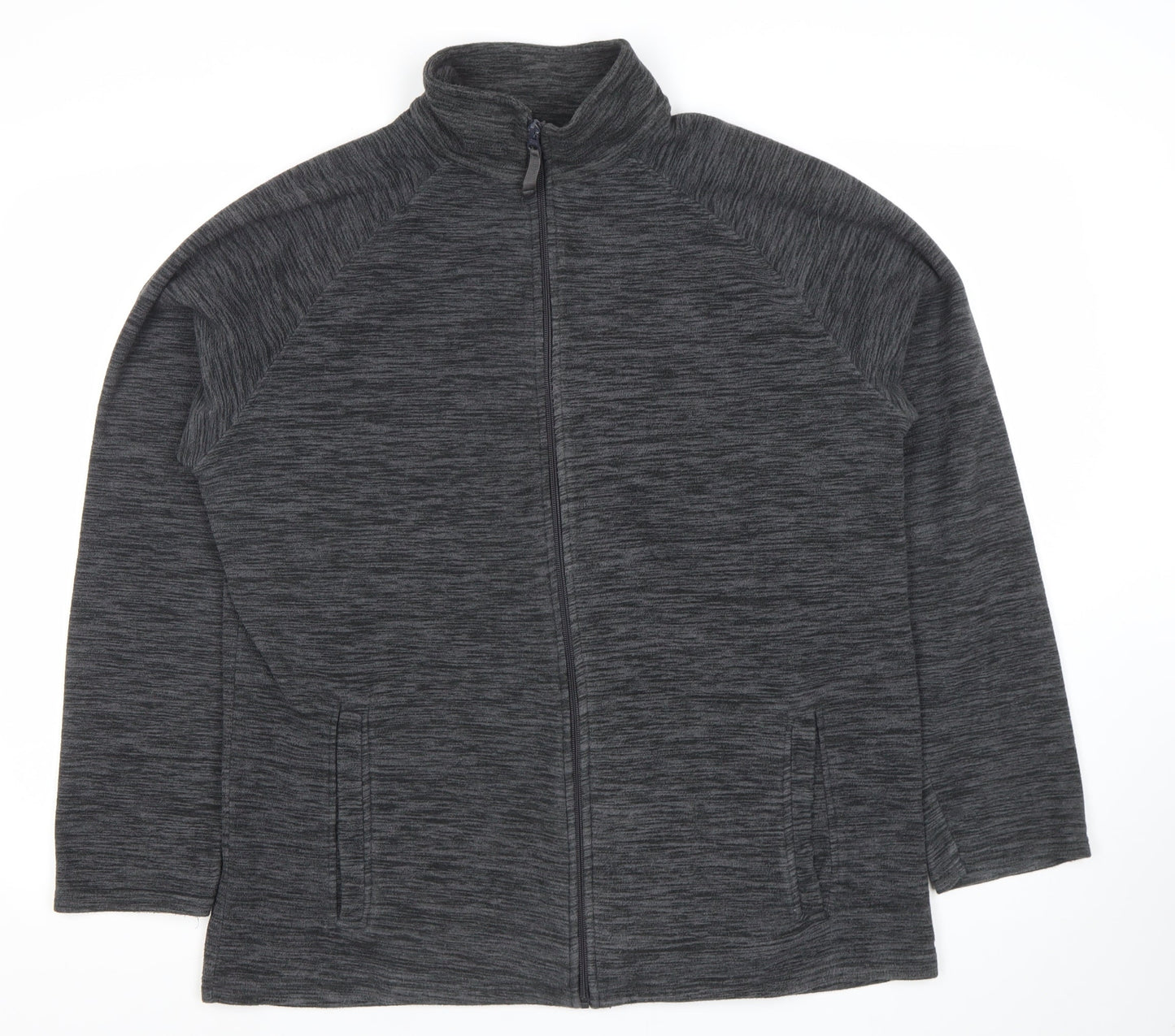 Mountain Warehouse Women Grey Full Zip Fleece Jacket Size L