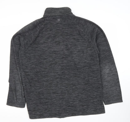 Mountain Warehouse Women Grey Full Zip Fleece Jacket Size L