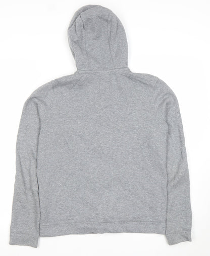 Nike Boys Grey Full Zip Hoodie XL Cotton Blend Casual Sportswear