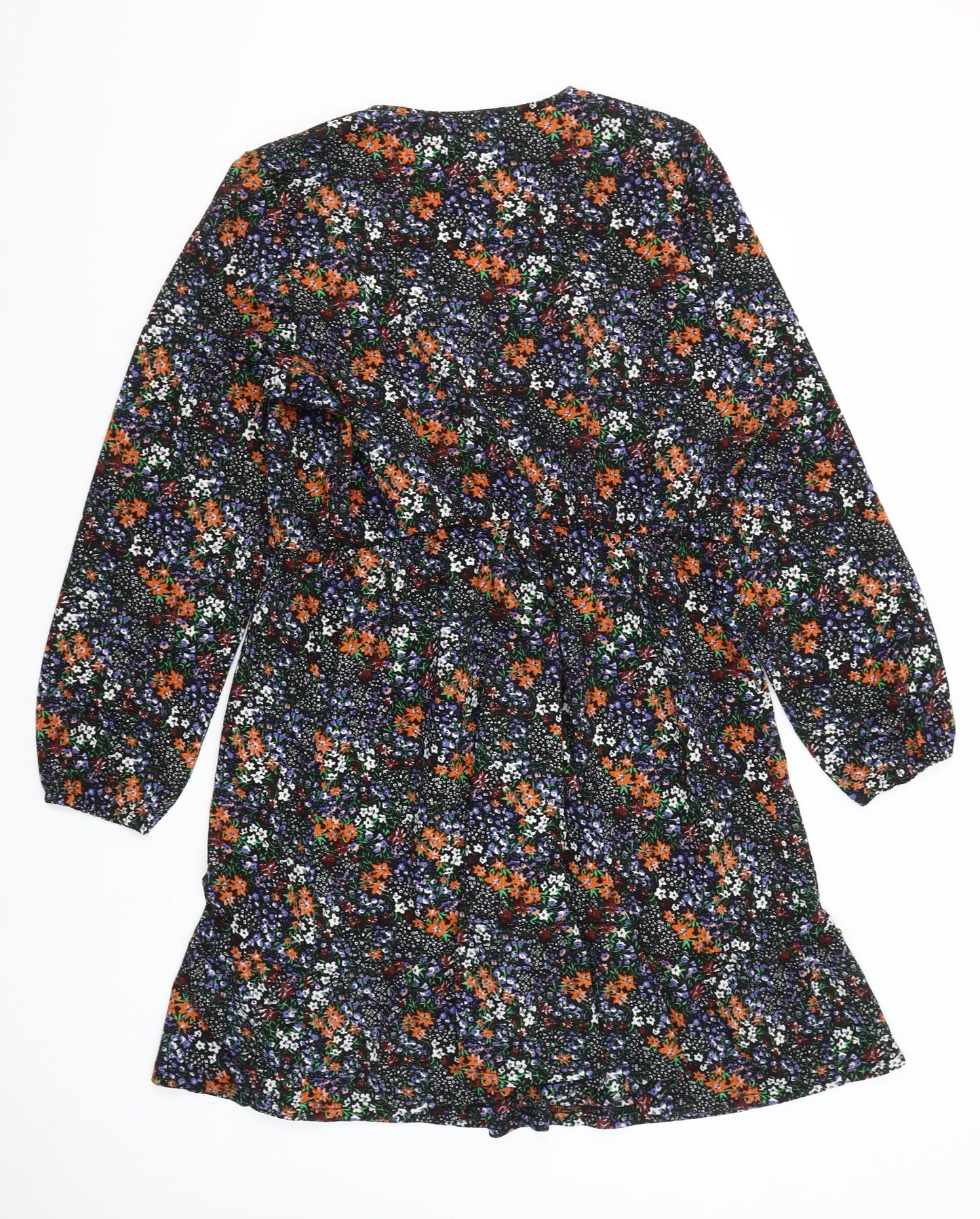 ONLY Women's Multicoloured Floral Wrap Dress XL
