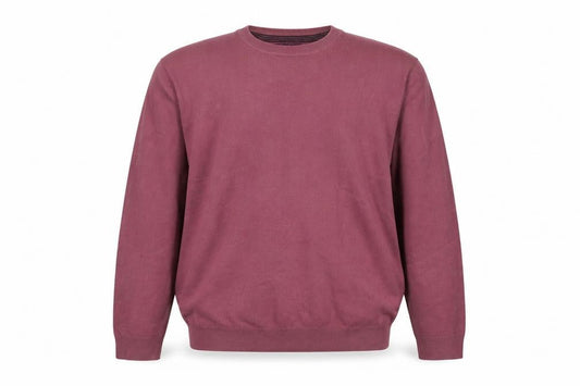 James Pringle Men’s Purple Cotton Crew Neck Jumper XL
