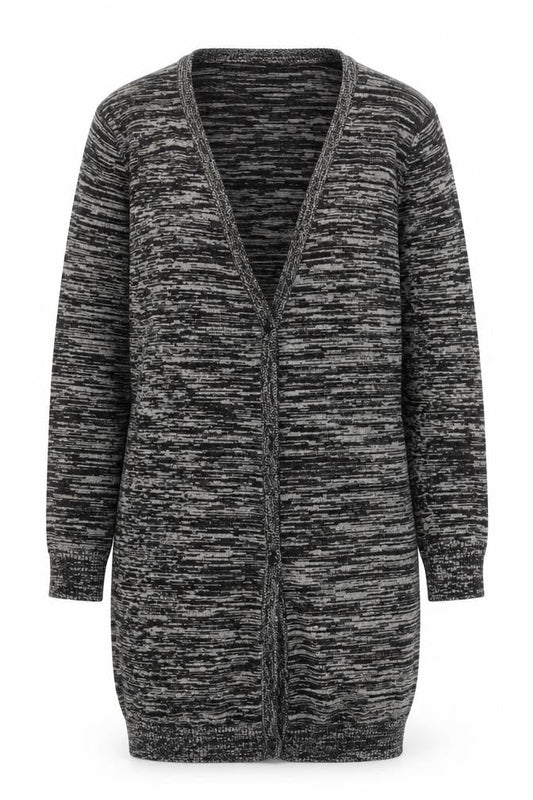 Cheap Monday WKND Women's Grey Long Knit Cardigan Size Regular