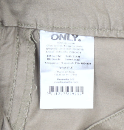 ONLY Women’s Beige High Rise Stretch Jegging Trousers Size M