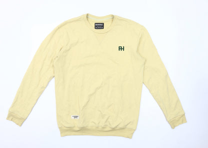 Rooster Teeth Men’s Beige Crew Neck Sweatshirt Size S Regular Fit Long Sleeve