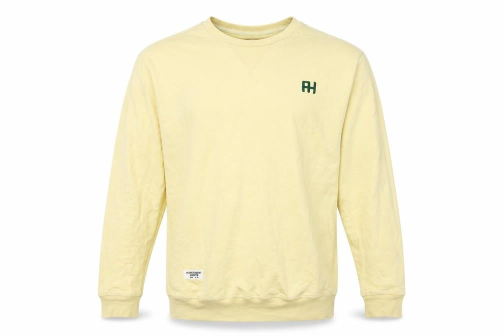 Rooster Teeth Men’s Beige Crew Neck Sweatshirt Size S Regular Fit Long Sleeve