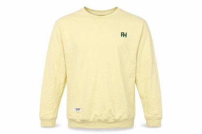 Rooster Teeth Men’s Beige Crew Neck Sweatshirt Size S Regular Fit Long Sleeve