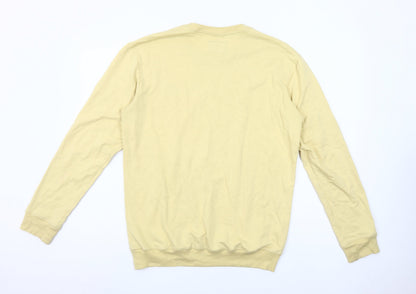 Rooster Teeth Men’s Beige Crew Neck Sweatshirt Size S Regular Fit Long Sleeve
