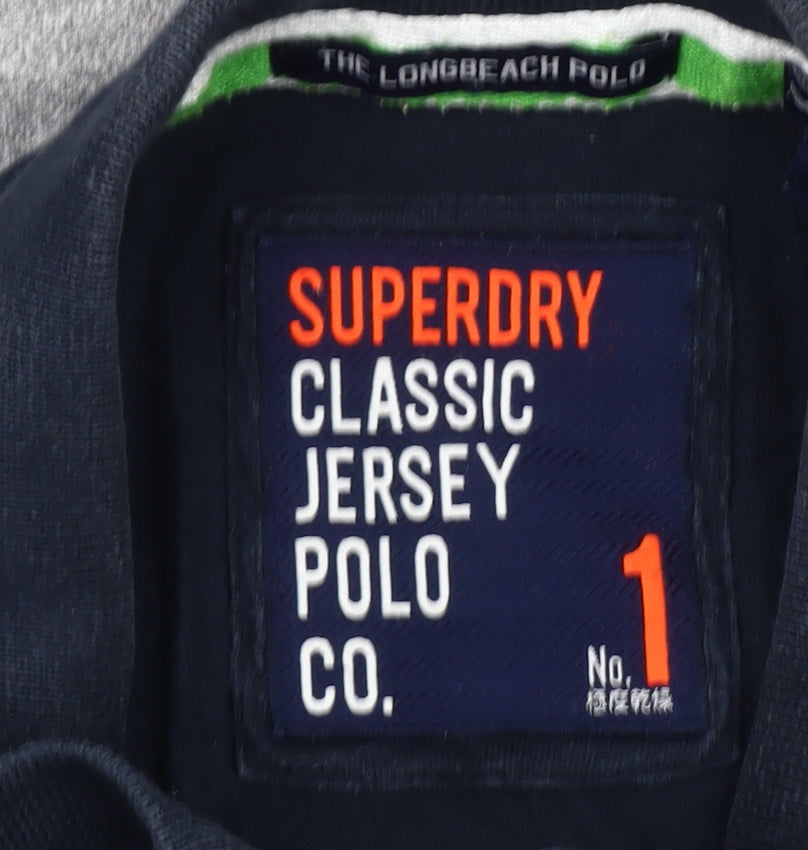 Superdry Men’s Multicoloured 2XL Classic Jersey Polo Shirt