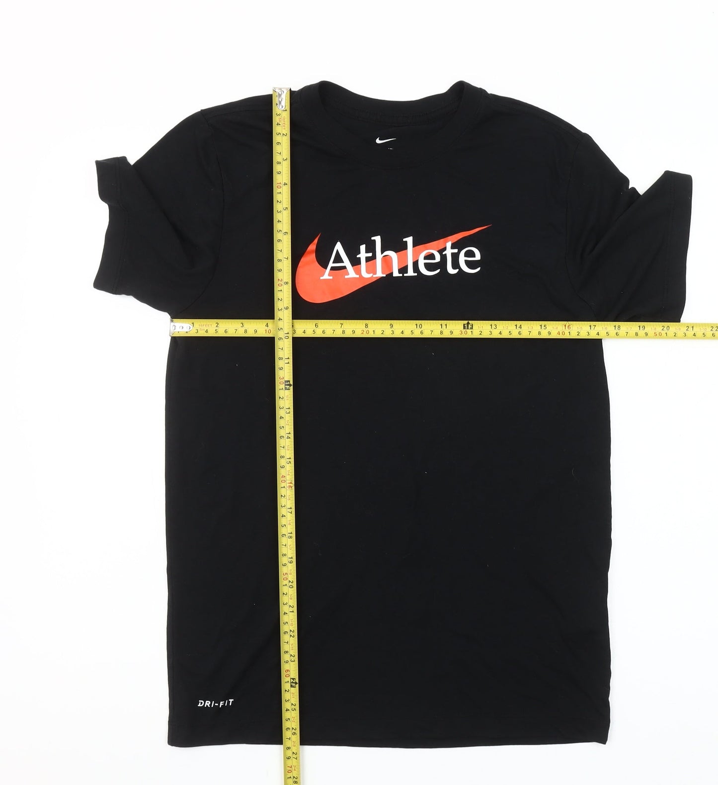 Nike Men’s Black Dri-FIT Athlete Graphic Sports T-Shirt Size S