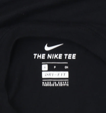 Nike Men’s Black Dri-FIT Athlete Graphic Sports T-Shirt Size S