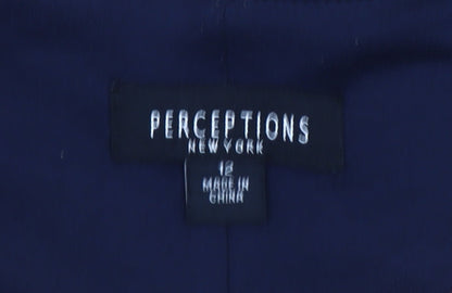 Perceptions New York Women's Multicoloured Size 12 Fit & Flare Floral Dress