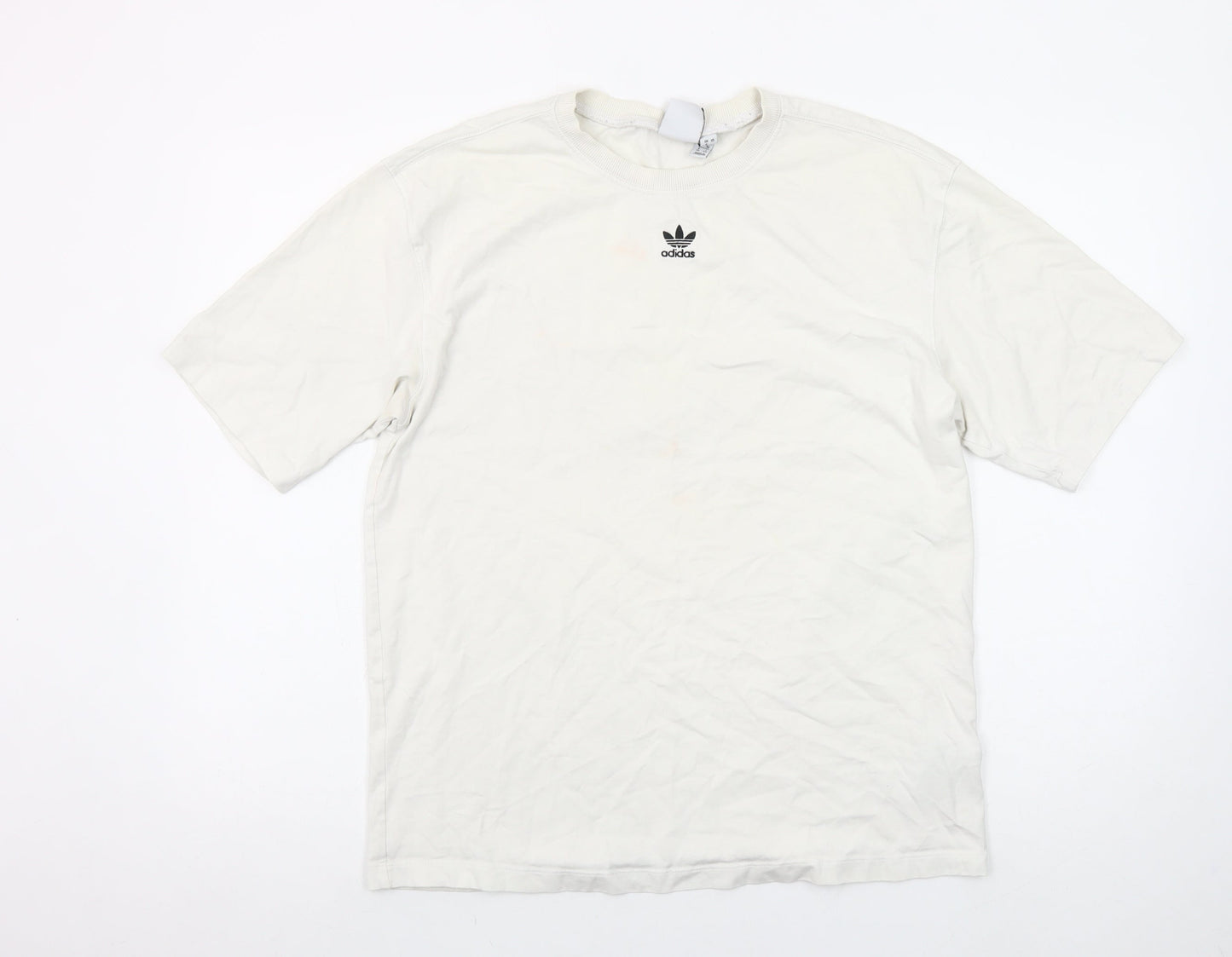 Womens UK Size 8 adidas White Basic T-Shirt
