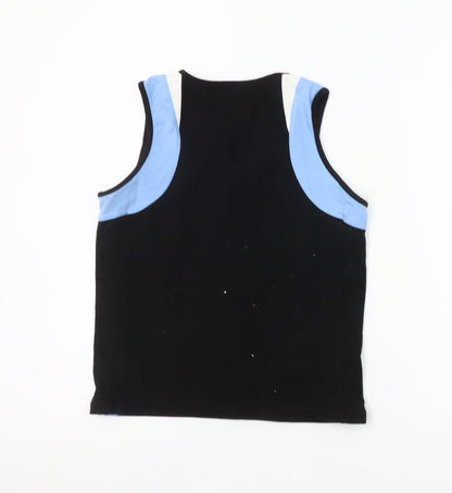 Reebok Women’s Black XL Colourblock Tank Top Activewear Gym