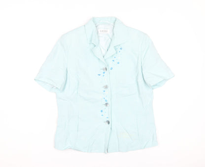 Womens UK Size 12 Cavita Collections Blue Basic Jacket