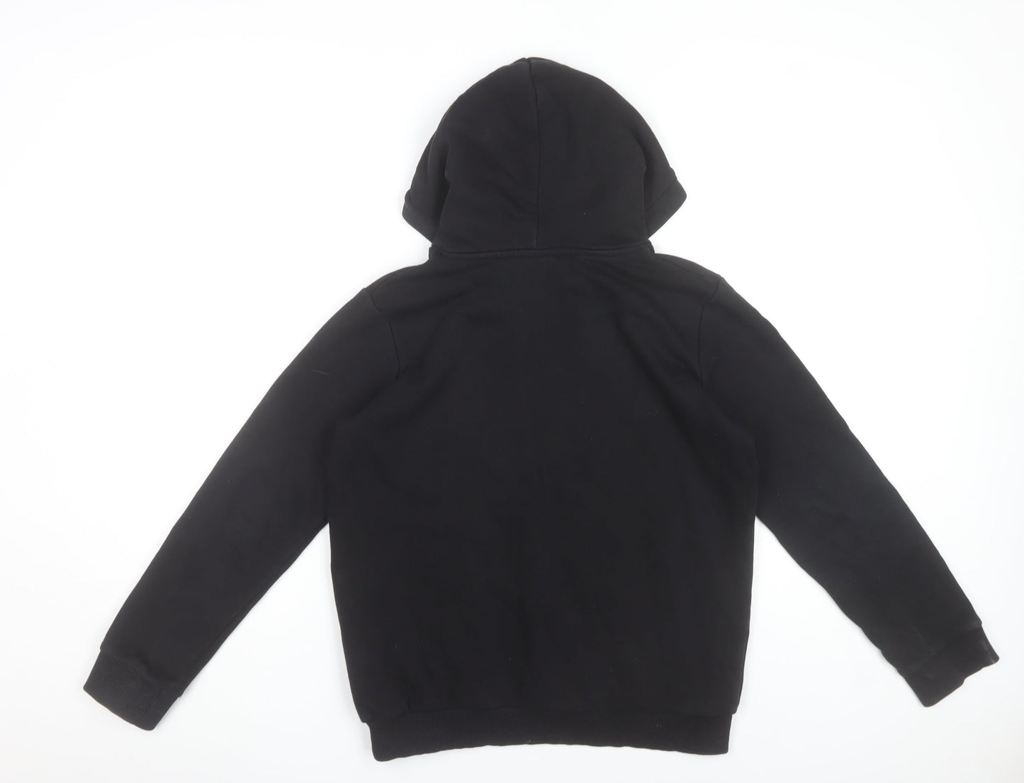 Hype Boys Black Pullover Hoodie 13 Years Regular Fit