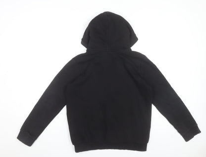 Hype Boys Black Pullover Hoodie 13 Years Regular Fit