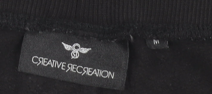Creative Recreation Men's Black Cotton Sweat Shorts Size M