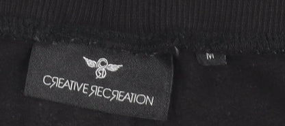 Creative Recreation Men's Black Cotton Sweat Shorts Size M