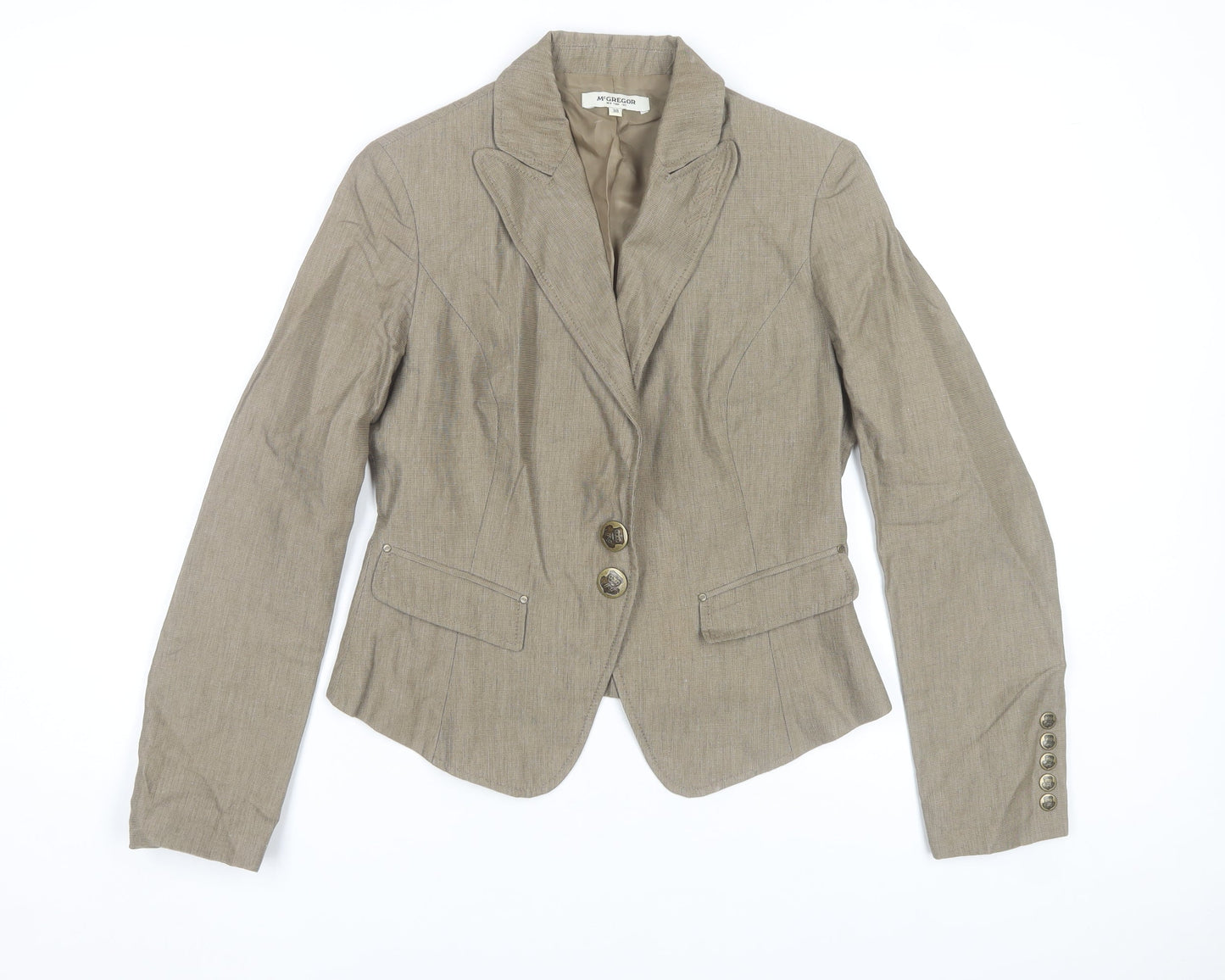 Womens UK Size 10 McGregor Beige Basic Jacket