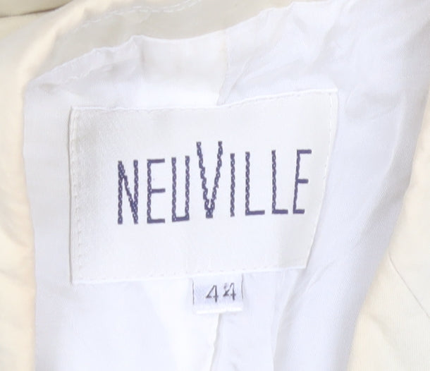 Womens UK Size 16 Neuville Beige Basic Jacket