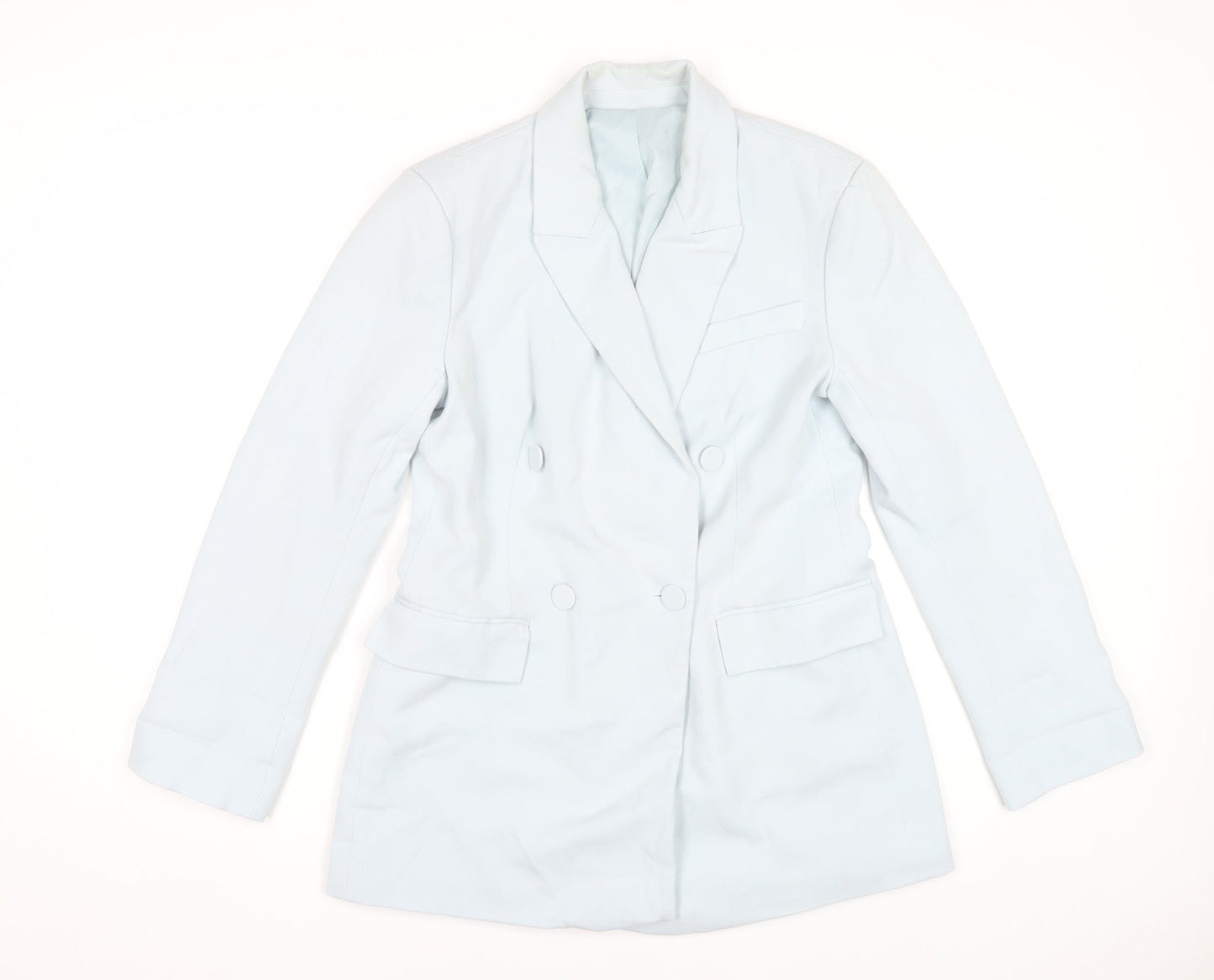 Womens UK Size 10 Gallery Blue Basic Jacket